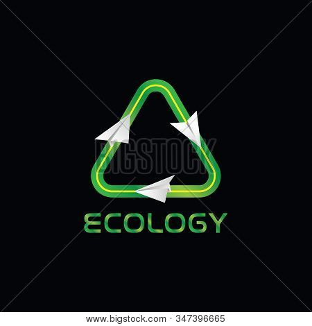 Recycle Logo Illustration Vector Design Can Use For Any Design Project