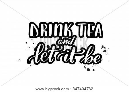 Vector Calligraphy Illustration Isolated On White Background