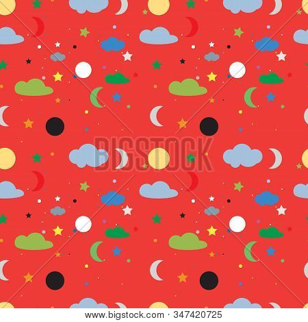 Pattern Design With Simple Shapes Can Use For Any Design Project