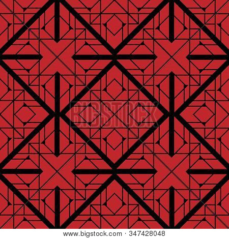 Pattern Design With Simple Shapes Can Use For Any Design Project
