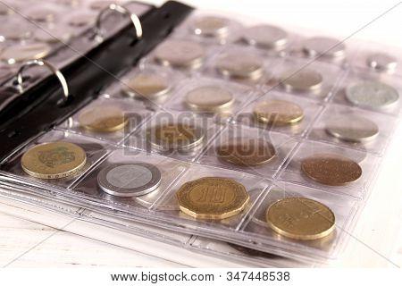 Many Coins Of Different Countries And The Times Of Their Use. Numismatics. Hobby