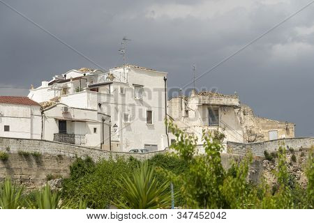 White Buildings Of Laterza, Taranto, Apulia, Southern Italy, Historic Town