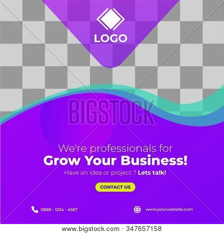 Business Web Social Media Marketing Web Banners, Editable, Can Be Used For Promotion Of Your Product