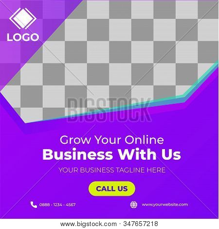 Business Web Social Media Marketing Web Banners, Editable, Can Be Used For Promotion Of Your Product