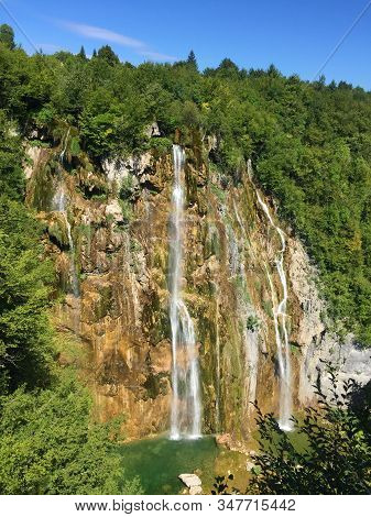Big Waterfall (veliki Slap Or Slap Plitvica), Plitvice Lakes National Park Or Nacionalni Park Plitvi