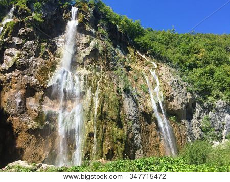 Big Waterfall (veliki Slap Or Slap Plitvica), Plitvice Lakes National Park Or Nacionalni Park Plitvi