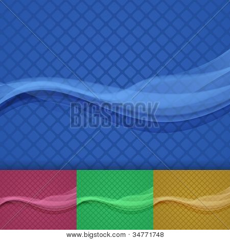 Abstrato com ondas