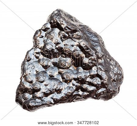 Closeup Of Sample Of Natural Mineral From Geological Collection - Kidney Ore (hematite, Iron Ore) St