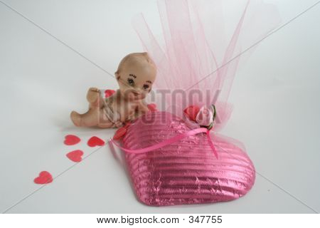 Cupidon avec coeur
