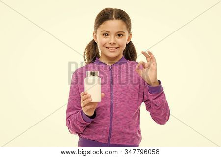 Ok For Kids. Eat Healthy Diet. Pills For Healthy Growth. Early Phisical Development. Food Additives 