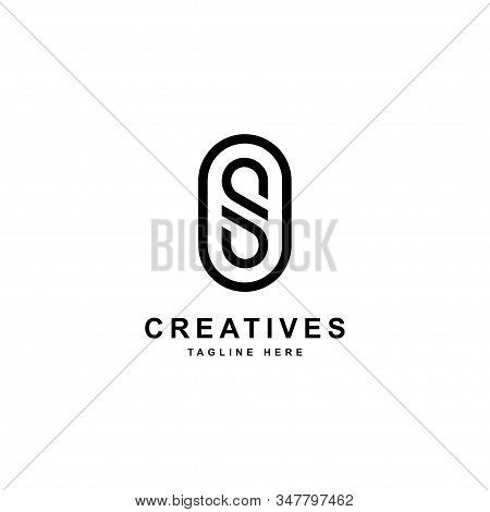 Initial Letter S Icon Logo Design Vector Template