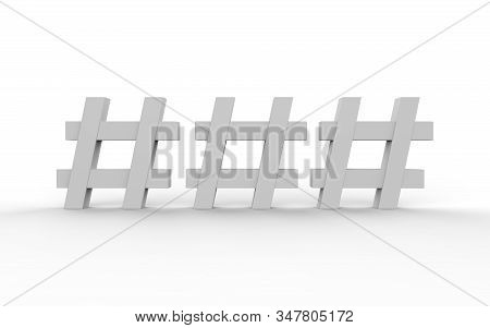 3d Character From A Fontset With White Background 3d Illustartion