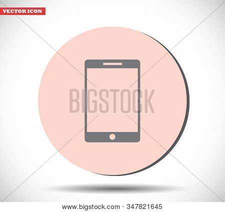 Tablet Vector Icon , Lorem Ipsum Flat Design