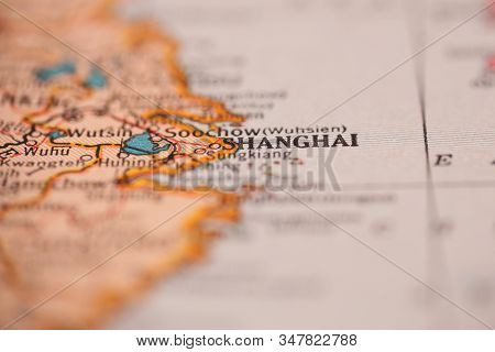 Shanghai Map In World Atlas