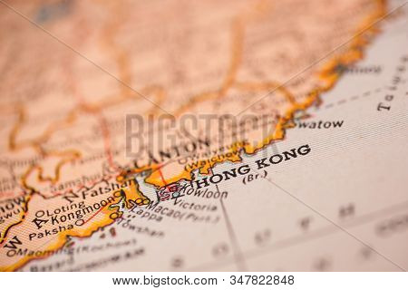 Hong Kong Map In Atlas