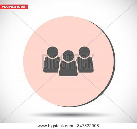 Human Vector Icon , Lorem Ipsum Flat Design