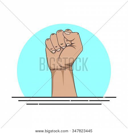 Fist Male Hand. Power Vector & Photo (Free Trial) | Bigstock