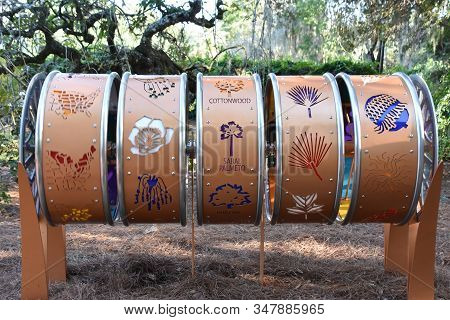 Orlando, Fl - Nov 29: Nature Of The Game At Harry P. Leu Gardens In Orlando, Florida, As Seen On Nov