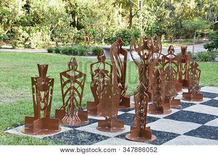 Orlando, Fl - Nov 29: Nature Of The Game At Harry P. Leu Gardens In Orlando, Florida, As Seen On Nov