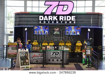 Orlando, Fl - Nov 29: 7d Dark Ride Adventure At Icon Park In Orlando, Florida, As Seen On Nov 29, 20