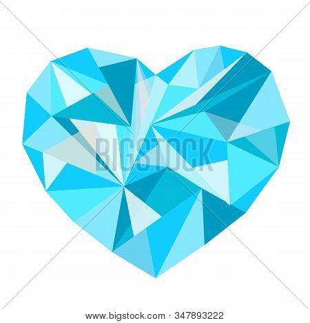The Beautiful Polygonal In A Colored Heart