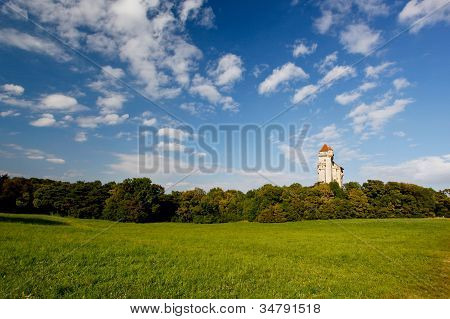 Castello di Liechtenstein - paesaggio