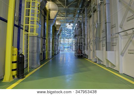Subway Train Service Depot. Moscow, Russia