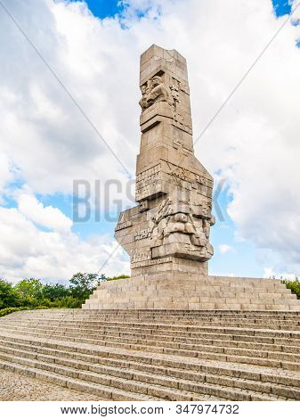 Westerplatte Monument Commemorating The First Battle Of Second World War, Gdansk, Poland