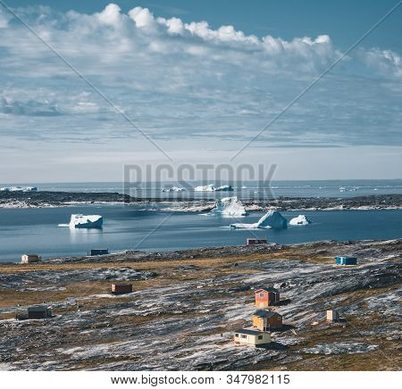 View Of Oqaatsut Settlement Rodebay - Oqaatsut, Formerly Rodebay, Is A Settlement In The Qaasuitsup 