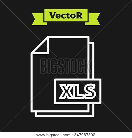 White Line Xls File Vector Photo Free Trial Bigstock