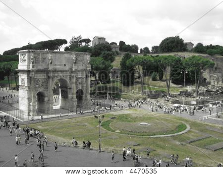 The Arc Near The Coliseum
