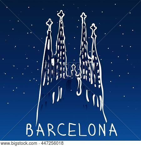 La Sagrada Familia, Barcelona, Spain. World Famous Landmark Series