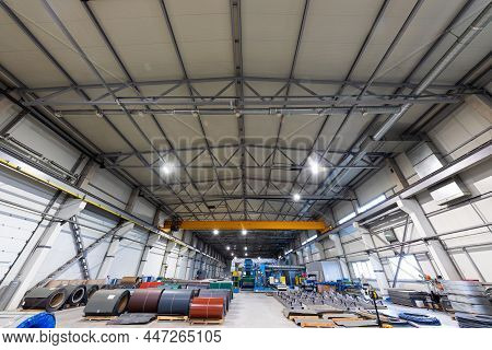 Metal Sheet Profile Forming Machine, Process Of Making Steel Tile For Roof, Industrial Manufacturing