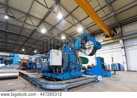 Metal Sheet Profile Forming Machine, Process Of Making Steel Tile For Roof, Industrial Manufacturing