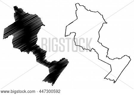 Entre Rios Municipality (bahia State, Municipalities Of Brazil, Federative Republic Of Brazil) Map V