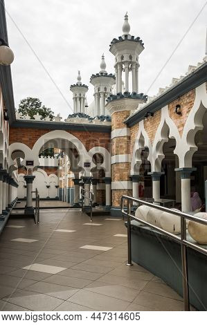 Kuala Lumpur, Malaysia - 01 February, 2020: Jamek Mosque, Officially Sultan Abdul Samad Jamek Mosque