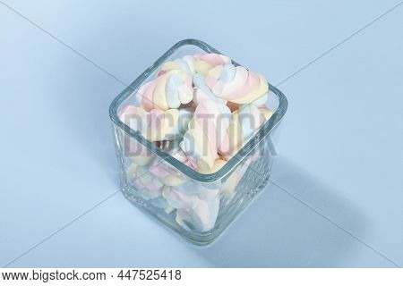 Multicolored Marshmallows - Tasty, Colorful And Fluffy Marshmallows.