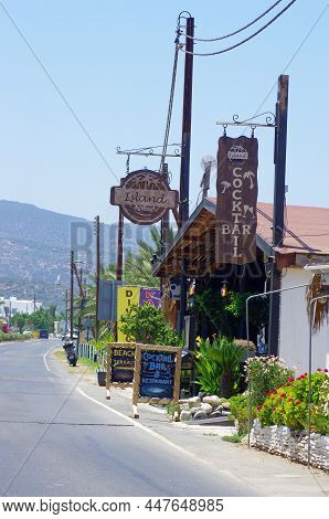 Polis Town At The North-west End Of The Island Of Cyprus, At The Centre Of Chrysochous Bay In Paphos
