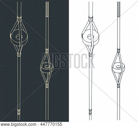 Peep Sight Of Compound Bow Close Up