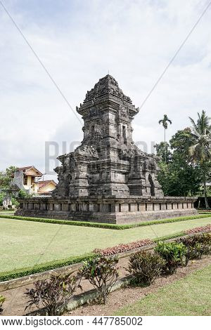 Candi Singosari Temple Memorial. Ancient Ruin In Malang, East Java, Indonesia.