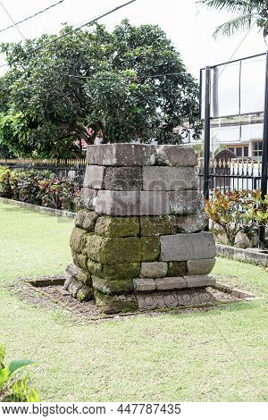 Candi Singosari Temple Memorial. Ancient Ruin In Malang, East Java, Indonesia.