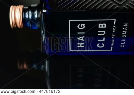 London, United Kingdom - January 18, 2022  Smooth, Sweet And Enjoyable Whisky Single Grain Scotch Wh