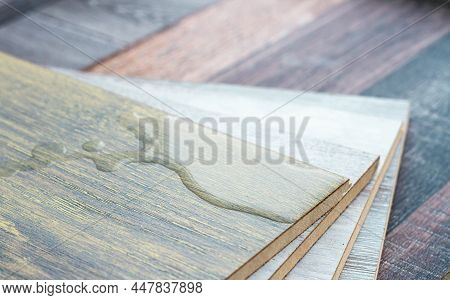 Laminate And Water. Wooden Floors Are Impervious To Moisture.