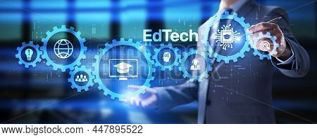 Edtech Education Technology E-learning Online Learning Internet Technology Concept