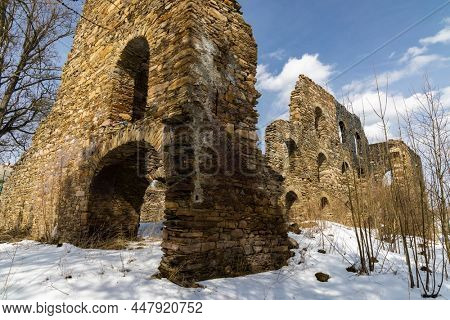 Ironworks - coal in Kovarska, Krusne Hory, Czech Republic