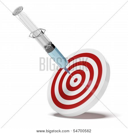Syringe and target
