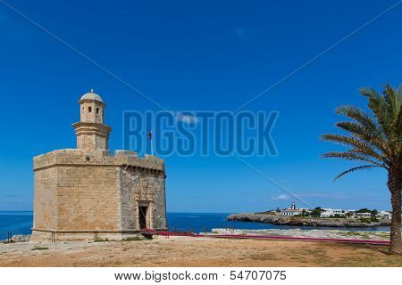 Ciutadella Castell de Sant Nicolas Castillo San Nicolas in Ciudadela Balearic Islands
