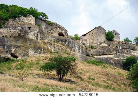 Chufut-Kale, medieval Jewish City Fortress in Crimea, Ukarine