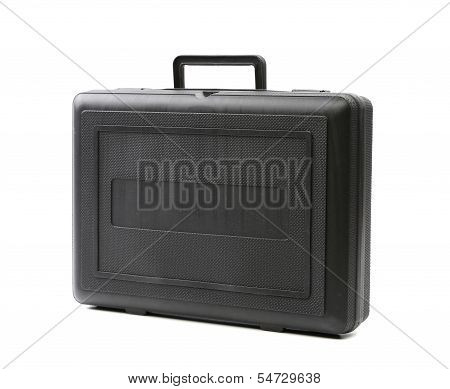 Black plastic case.