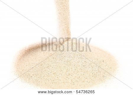 Flowing sand as a symbol of life.
